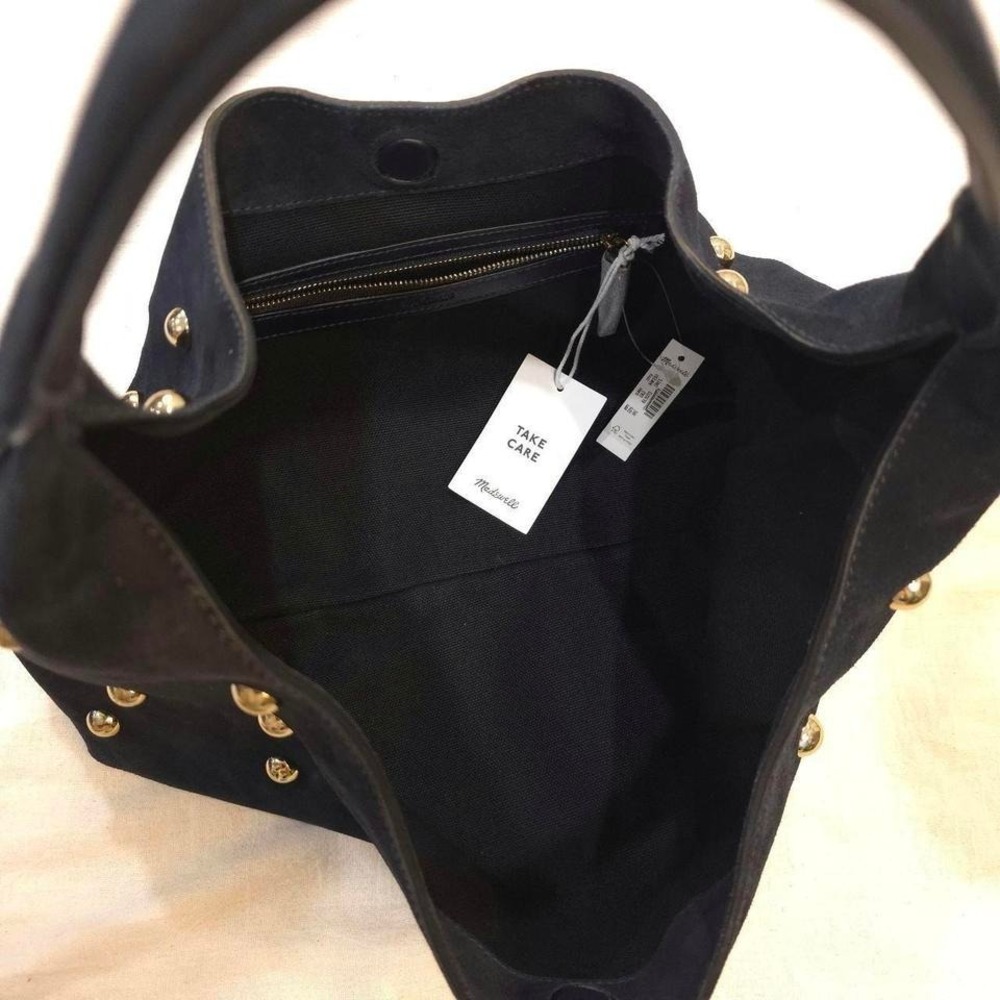 Madewell The Mylie Studded Suede Shoulder Bag - Picture 4 of 8